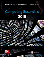 Computing Essentials 2019 textbook cover